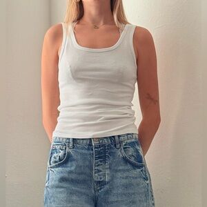a new day White Tank Top